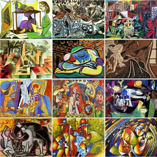 Picasso 5D DIY Abstract Diamond Painting Decoration Gift Picture Of Rhinestone Diamond Mosaic