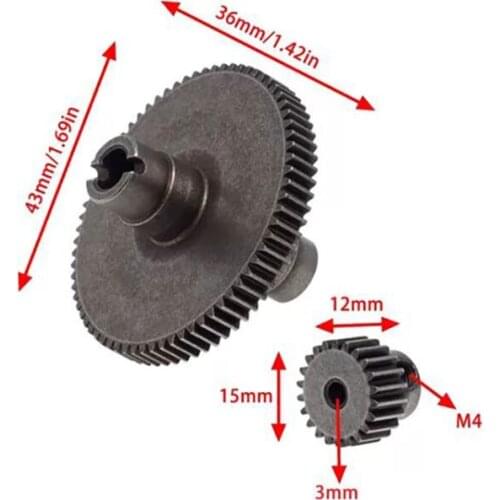 Wltoys 104001 RC Car Upgrade Spare parts Metal Motor gear Reduction gear