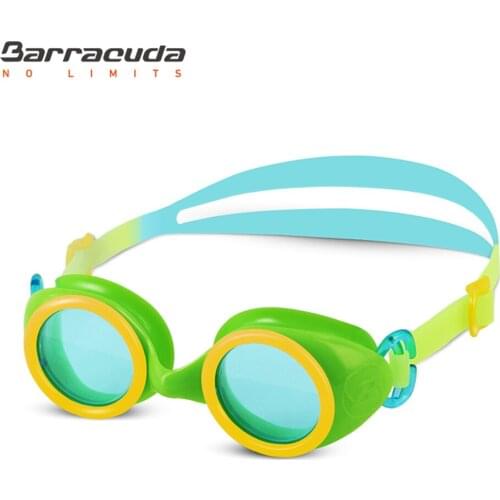 Barracuda Kids Swimming Goggles, Anti-Fog ,UV Protection, Comfortable, No Leaking ,For Children Ages 2-6 #91355 Green