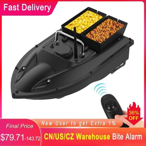 Wireless Remote Control Fishing Bait Boat Fishing Feeder Fish Finder Device 430-540 yards Remote Range Fishing Bait Boat