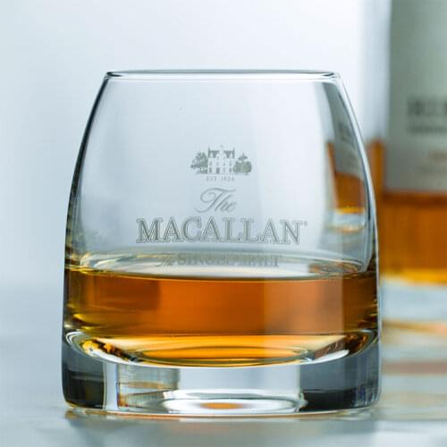 Chamvin Private Collection Macallan Glass Whiskey Glass Single malt Crystal Wine Glass Cognac Brandy Snifter
