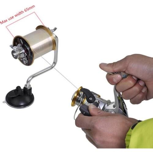 Aluminum Alloy Fishing System Line Winder Reel Spooling Winding Suction Cup Spooler Outdoor Fishing Tools Accessories Coil Tool