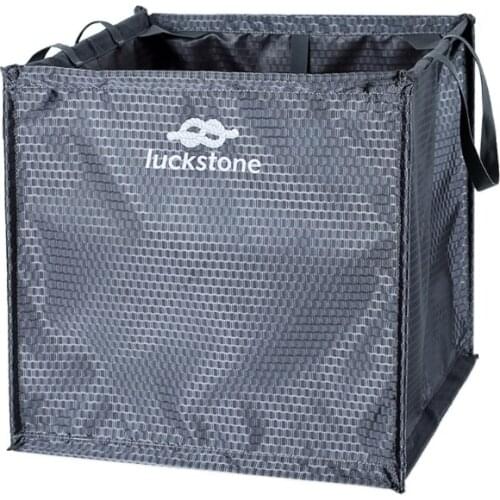 M89D Nylon Foldable Cube Box Container Hike Rock Climbing Throw Line Rope Storage Bag