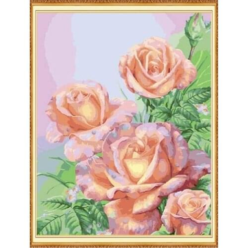 Meian flower full square diamond 5D DIY Diamond art 3D Diamond painting Kit cross stitch diamond mosaic photo home decor
