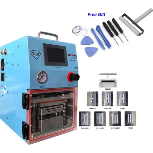 TBK-108 desktop 3 in 1 multi-functions Layer OCA laminating machine (OCA Glue,TP,LCD) with Mould for Samsung apple mobile repair