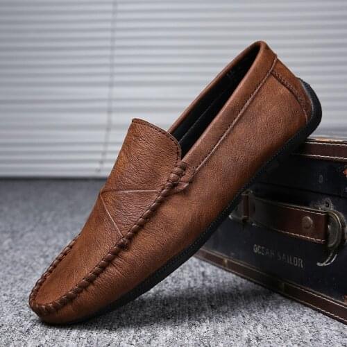 Shoe loffer Breathable casual slip leisure Light sloth loafer hot mens breathable Sneakers cuero comfortable men 2020 shoes for
