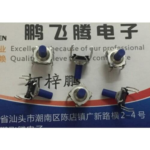 Original new 100% KSL0M411 waterproof dust touch switch 6*6*9.5 button micro move DIP 4pin