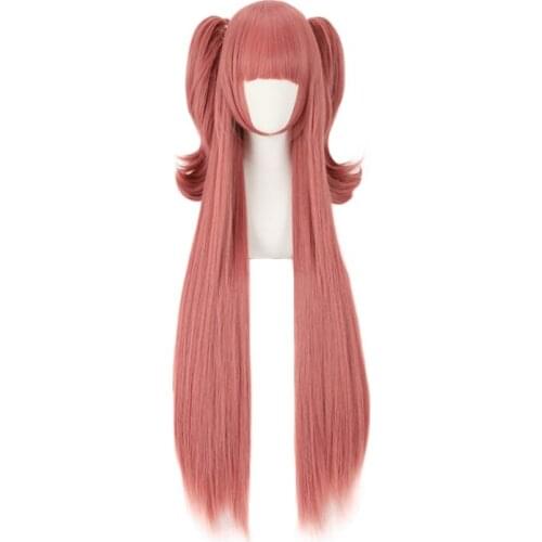 Kakegurui Anime Yumemite Yume Cosplay Wig Girls Women Long Straight Heat Resistant Synthetic Hair Claw Clip Ponytail Anime Party