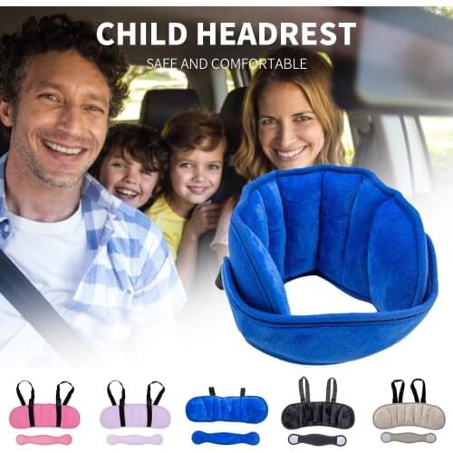 Child Car Seat Headrest Sleep Support With Protective Pad Baby Head Restraint Travel Sleeping Headrest Sleep Car Neck Pillow