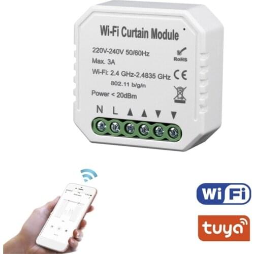 Retail Tuya Smart Life WiFi Curtain Switch Module for Roller Shutter Electric Motor Google Home Alexa Echo Smart Home