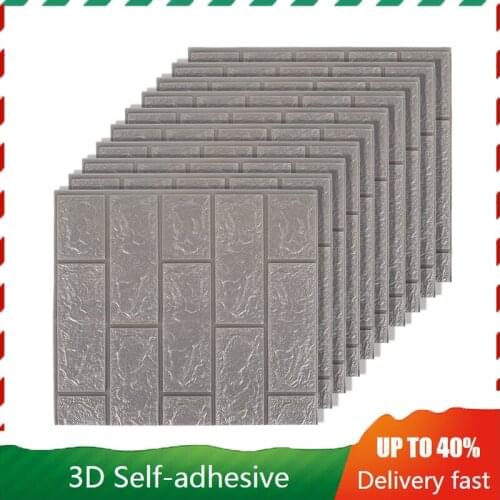 Diy Wall Stickers 3d Self-adhesive Wallpaper Home Creative Tv Background Foam Wall Brick Decorative Waterproof Wall Sticker