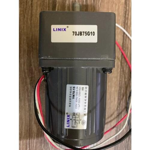YN70 3 lines Constant speed Deceleration DC Motor LINIX Motor DC Gear Motor YN70-15 70JB30G 70jb50g10 70jb60g 220V