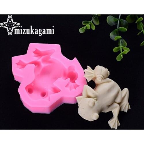 1pcs UV Resin Liquid Silicone Mold 3D Frog Animals Resin Mold Mold For DIY Baking Tool Making Jewelry Finding Accessories