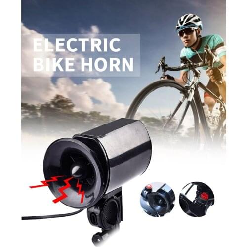142dB Super Loud Sound Bicycle Horn Mountain Bike Electronic Bell Riding Horn Bicycle Bell Bicycle Accessories Supplies