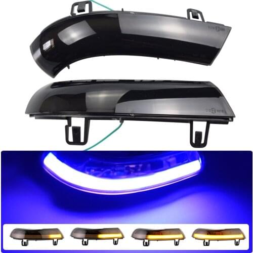 2pcs For VW Passat B6 3C 2005-2010 Prefacelift R36 (NOT CC) Car LED Dynamic Turn Signal Mirror Light