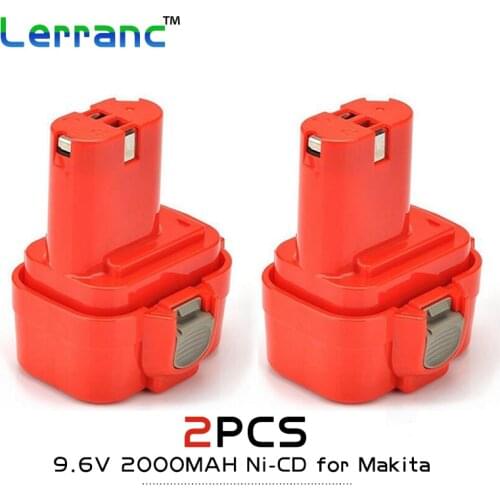 2Pack PA09 9.6V 2.0A 2000MAH Ni-CD Rechargeable Replacement battery for Makita Cordless Power tools 9122 DA392D 192595-8 9133