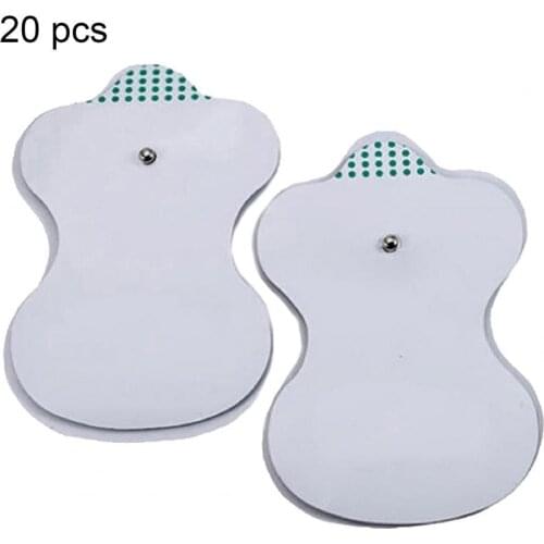 50% Hot Sale 20Pcs Electrode Pads Self-adhesive Current Distribution Non-woven Fabric Digital Therapy Massager Replacements