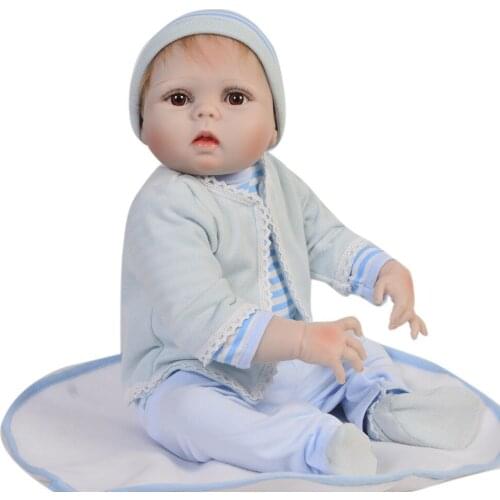55cm full silicone reborn babies dolls bebe lol handmade bonecas lifelike bathe toddler adorable boy reborn Children Best Gifts