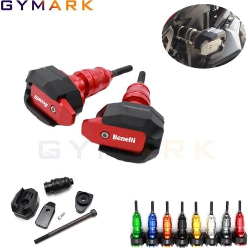 For Benelli Leoncino 500 Motorcycle Accessories CNC Aluminum Frame Slider Anti Shock Pads Protector
