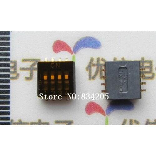 Free shipping SMD 4 bit 1.27mm DIP switch / digital switch