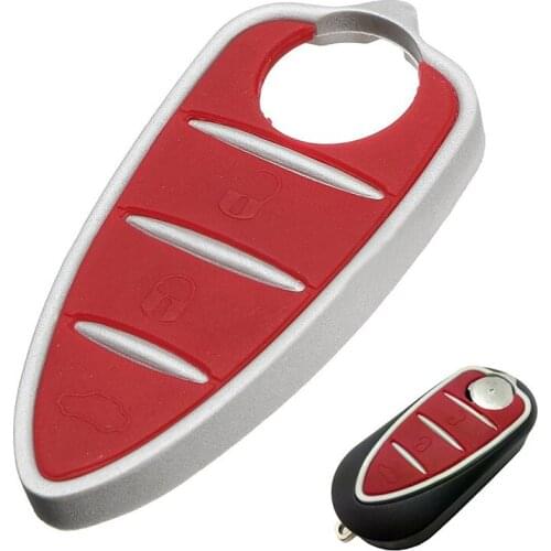 JX-LCLYL Replacement 3 Button Rubber Pad For Alfa Romeo 159 Mito Giulietta Remote Key