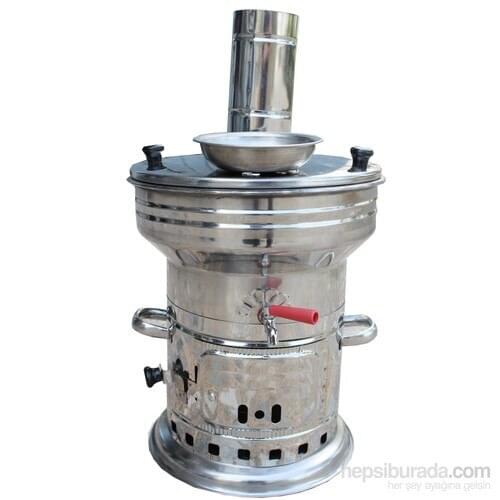 KNT Stainless 7 Liters Single Faucet Stove Samovar 090634