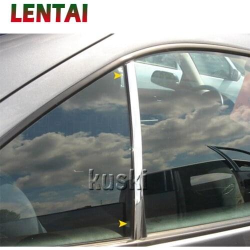 LENTAI For Jeep renegade wrangler grand cherokee Citroen c4 c5 c3 Jaguar Chery 5M Chrome Trim Styling Car Sticker Molding Strip