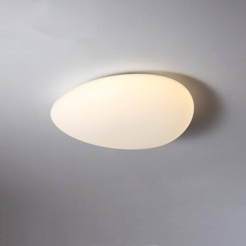 Nordic Hot-selling Led Ceiling Lamp Living Room Bedroom Aisle Balcony Creative PE Material Cobblestone Decorative Lighting
