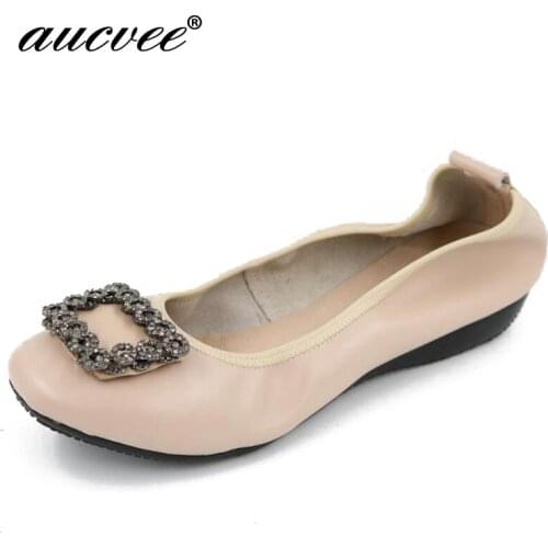Women Flats Spring Autumn large size 34~43 Brand Women Shoes Female Soft Comfortable Square head Female Loafers Ballet flats
