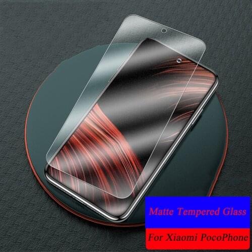 Matte Frosted Tempered Glass For Xiaomi Poco F2 Pro Screen Protector PocoPhone F2 M2 Pro F1 F2Pro No Fingerprint Protective Film