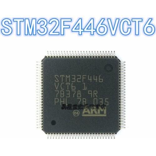 1PCS-5PCS 100% new original authentic STM32F446VCT6 QFP-100 32F446VCT6 QFP100 32-bit microcontroller chip