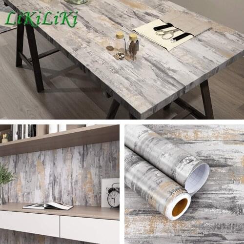 New Fashion Wallpaper Roll For Dining Table Peel and Stick PVC Cement Contact Paper Self Adhesive Decorative Film for Cabinets