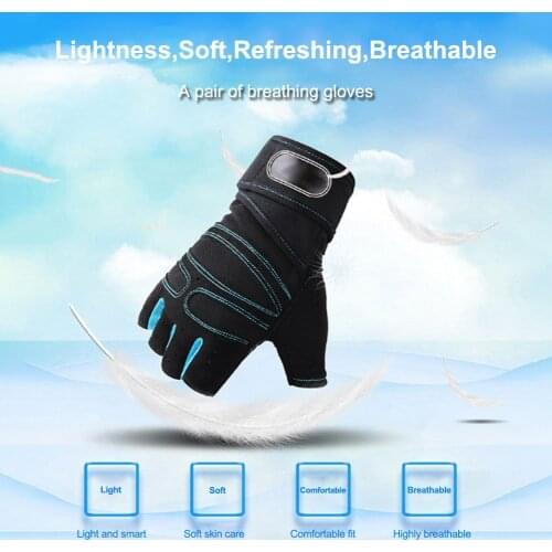 Gym Gloves Fitness Weight Lifting Non-slip Gloves Body Building Training Sports Exercise Sport Workout Glove for Women Men