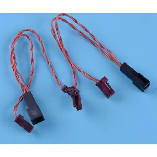 DWCX 2Pcs Plastic Speaker Adapter Plug Cable Y Splitter Tweeter Fit for Mercedes-Benz C-Class W205 X253 GLC