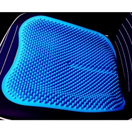 1pcs General Motors cushion breathable Silicone Rubber backrest elastic cool pad 3D massage ventilation summer car cushion drive