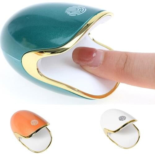 6W Portable Nail UV LED Lamp Mini Nail Dryers Quick Phototherapy Nail Lamp Manicure tools Touch Switch Home Use Nail Gel Polish