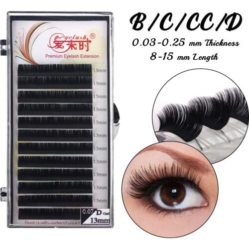 Eyelashes Extension Classical Maquiagem Cilios Eyelashes B/C/CC/D Curl Faux Mink Eyelashes Natural Russian Volume Eyelash Makeup