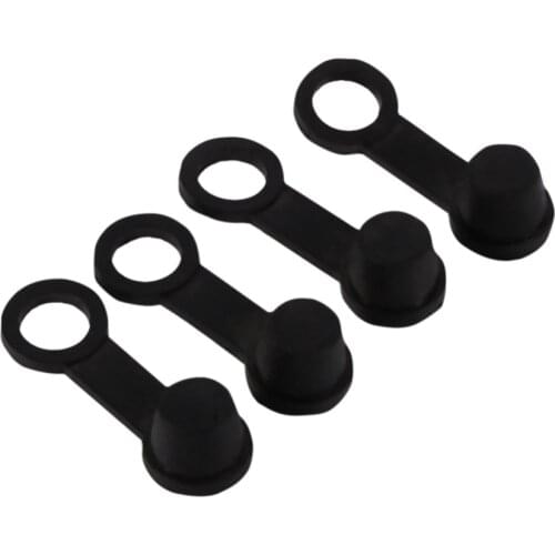 4PCS/Set Rubber Brake Bleed Nipple Cap Brake Bleed Nipple Grease Screw Cap Dust Cover 8mm Motorcycle Motorbike Universal