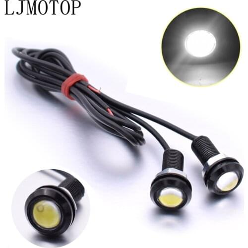 For Honda VFR 1200 ST 1300 Black SpiRit NC750 S X cb400 Eagle Eye LED Reverse Backup Light Daytime Running Signal Motorcycl Lamp