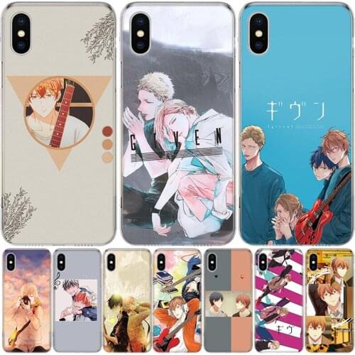 Given Anime Fitted Phone Case For Iphone 11 12 Mini Pro XS Max XR X 8 7 6 6S Plus SE 2020 5 5S SE Cover Shell Coque