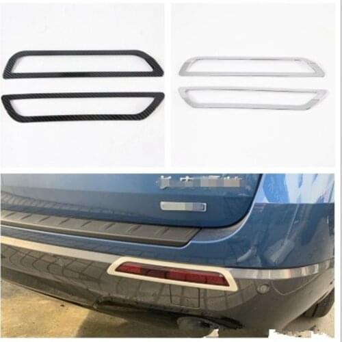 Car Rear Foglight Trim Cover Styling Chrome ABS Sticker Fit for Ford Explorer 2015-2020