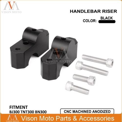 Aluminum Alloy HandleBar Height Riser Handle Bar Mount Clamp For Benelli BJ300 TNT300 BN300 BJ TNT BN 300