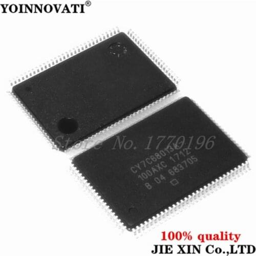 2pcs/lot CY7C68013A-100AXC CY7C68013A-100 CY7C68013 MCU USB PERIPH HI SPD 100LQFP best quality