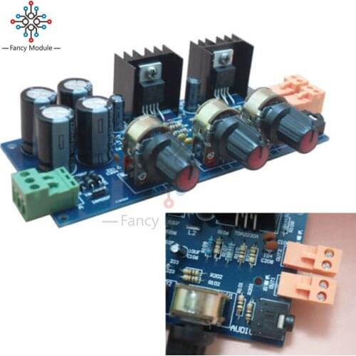 2x18W TDA2030A DIY Kit 2.0 Double Track Audio Power Amplifier Module Board