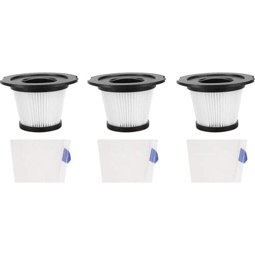 3 Pack Replacement HEPA Filter Compatible for MOOSOO K17 Cordless Vacuum