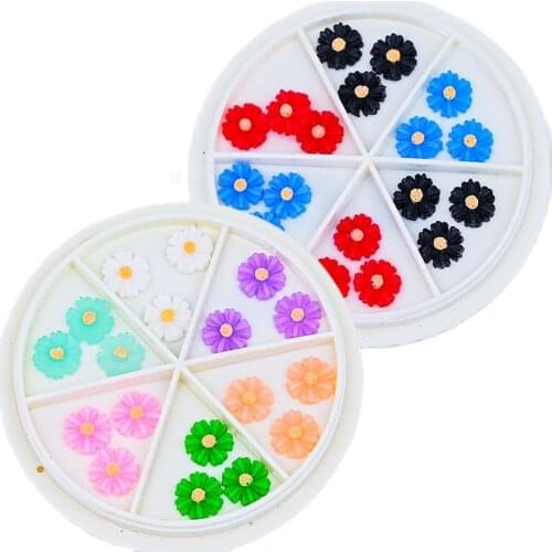 1Box Nail Rhinestone Bear/Butterfly/Flower 3D Nail Charms 6Colors 18-60Pcs Nail charm Glitter Gummy Bears - 11mm length,766767