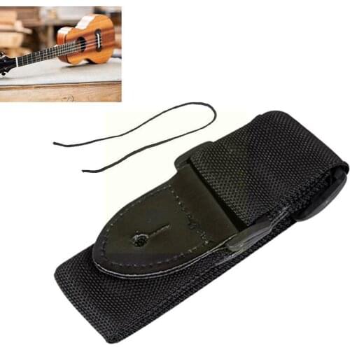 68cm-124cm Universal Guitar Strap Adjustable Nylon Leather PU with Guitar Ends Wooden Supplies Classical For Folk Guitar Be F1S9