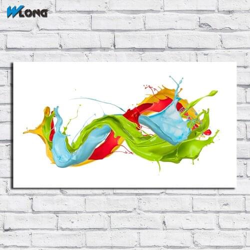 Large Size Printing Oil Painting Paint-splash-colors-design Art Wall Art Canvas Print Pictures For Living Room And Bedroom