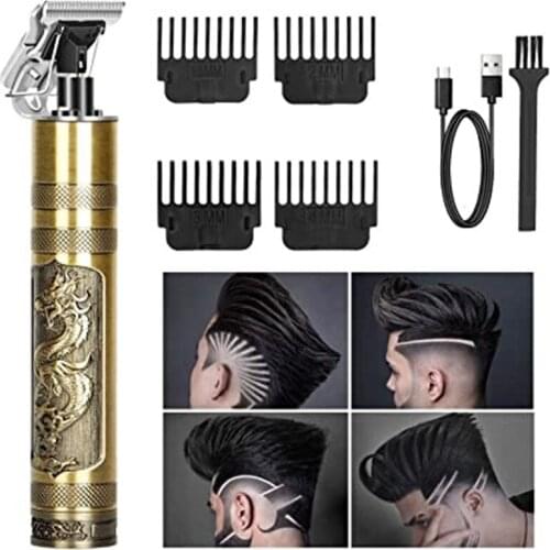 Electric Hair Clipper Professional USB Rechargeable Hair Trimmer 0mm Barber Shaver Trimmer Beard Hair Cutting Machine For Men