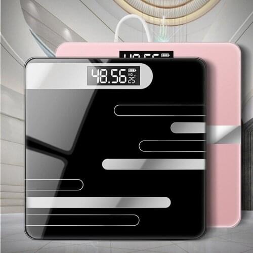 Best Body Fats Scale LCD Display Glass Smart Electronic Scales Bathroom Body Floor Scales Digital Body Weight Scale